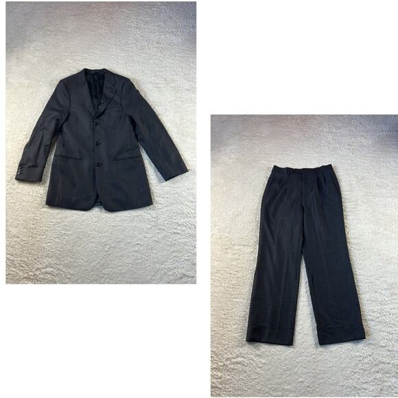 Naldini Other - Naldini Italian hand tailored suit super 150 wool 30x28 Short